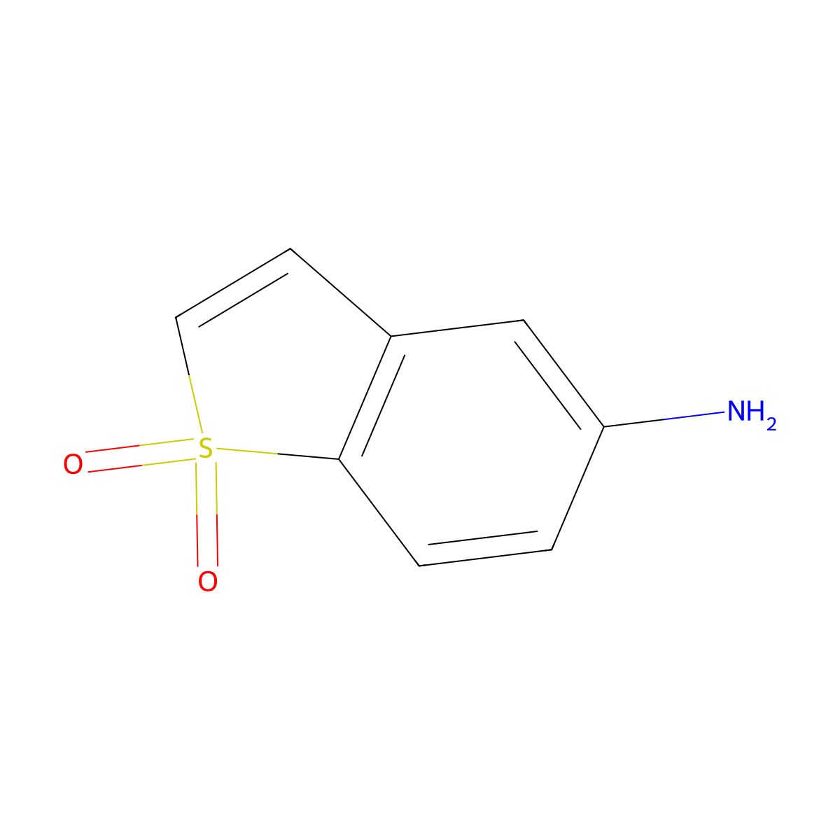 5-Aminobenzo[b]thiophene 1,1-dioxide molecular structure, CAS 51956-01-5