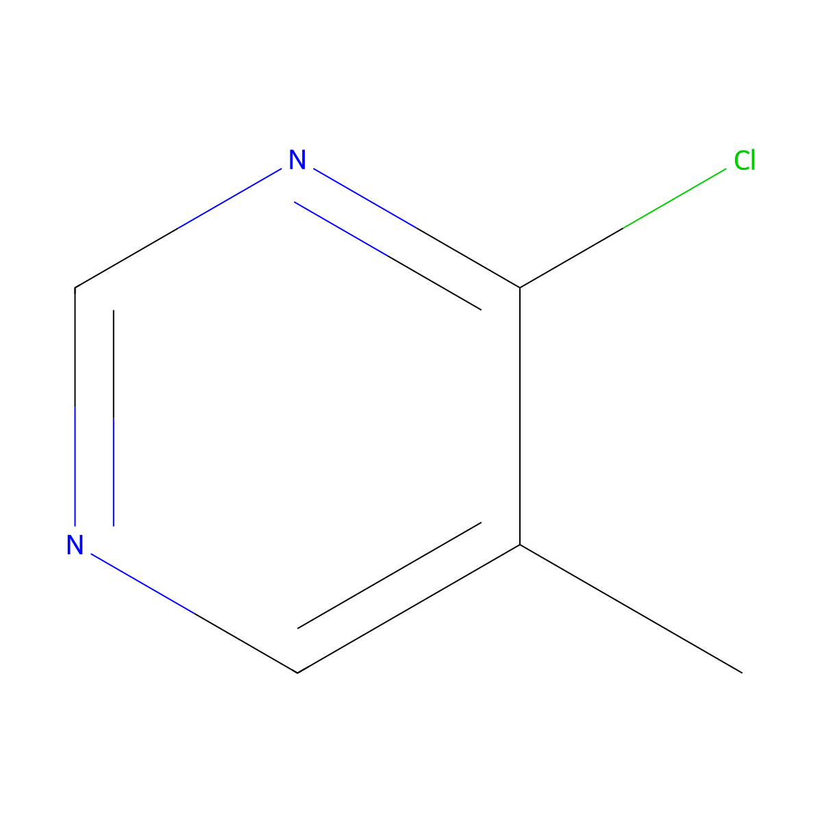 4-Chloro-5-methylpyrimidine molecular structure, CAS 51957-32-5