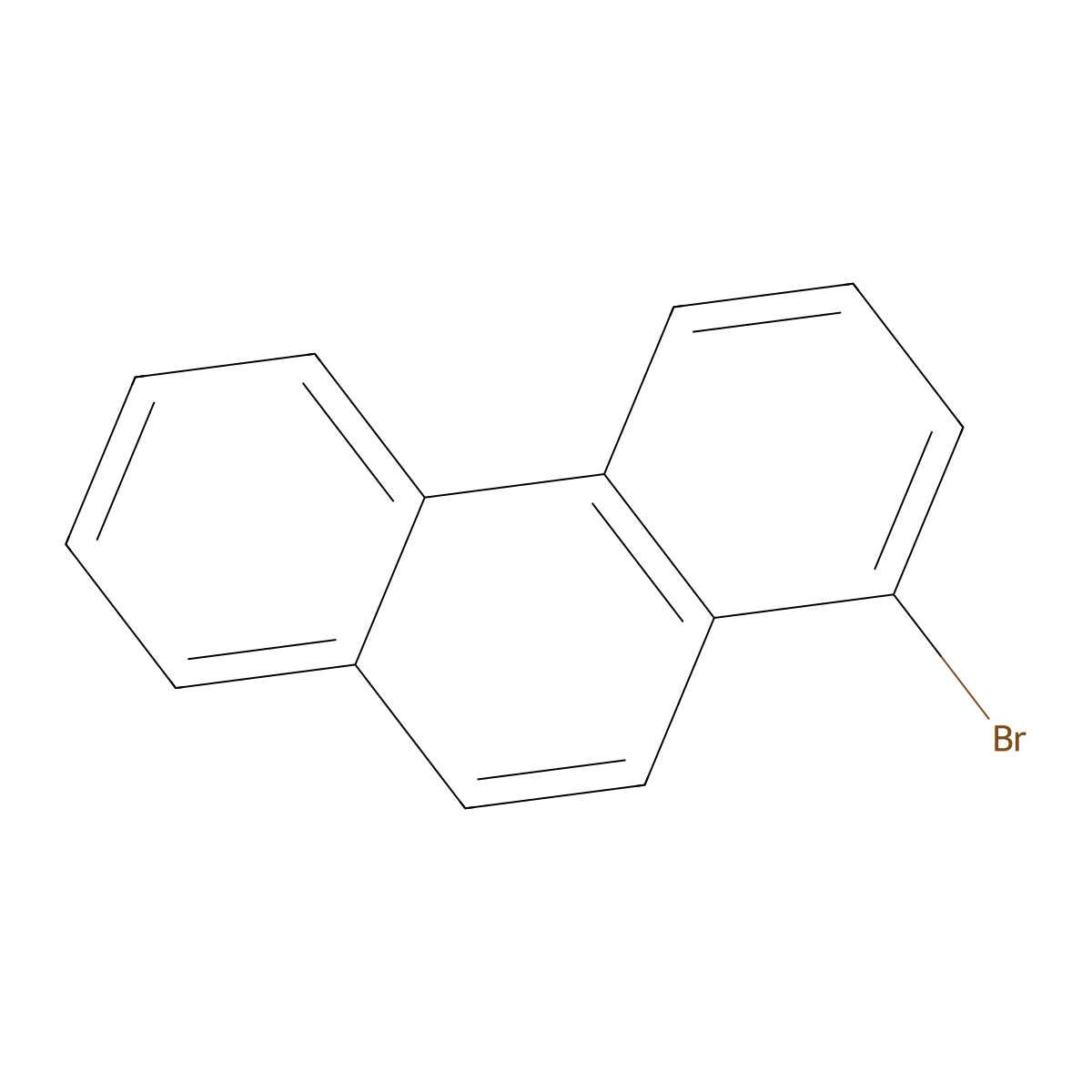 1-Bromophenanthrene molecular structure, CAS 51958-51-1