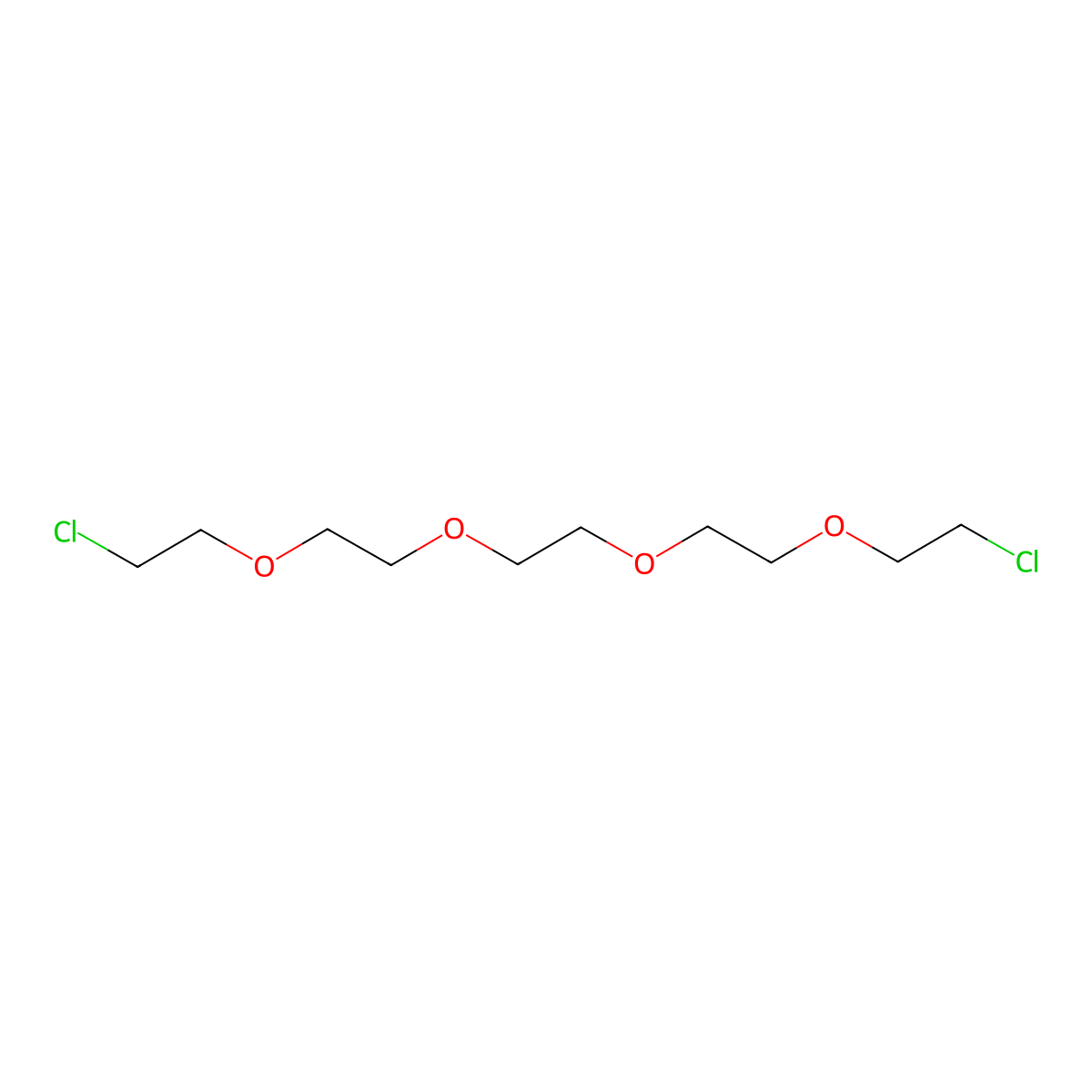 1,14-Dichloro-3,6,9,12-tetraoxatetradecane molecular structure, CAS 5197-65-9