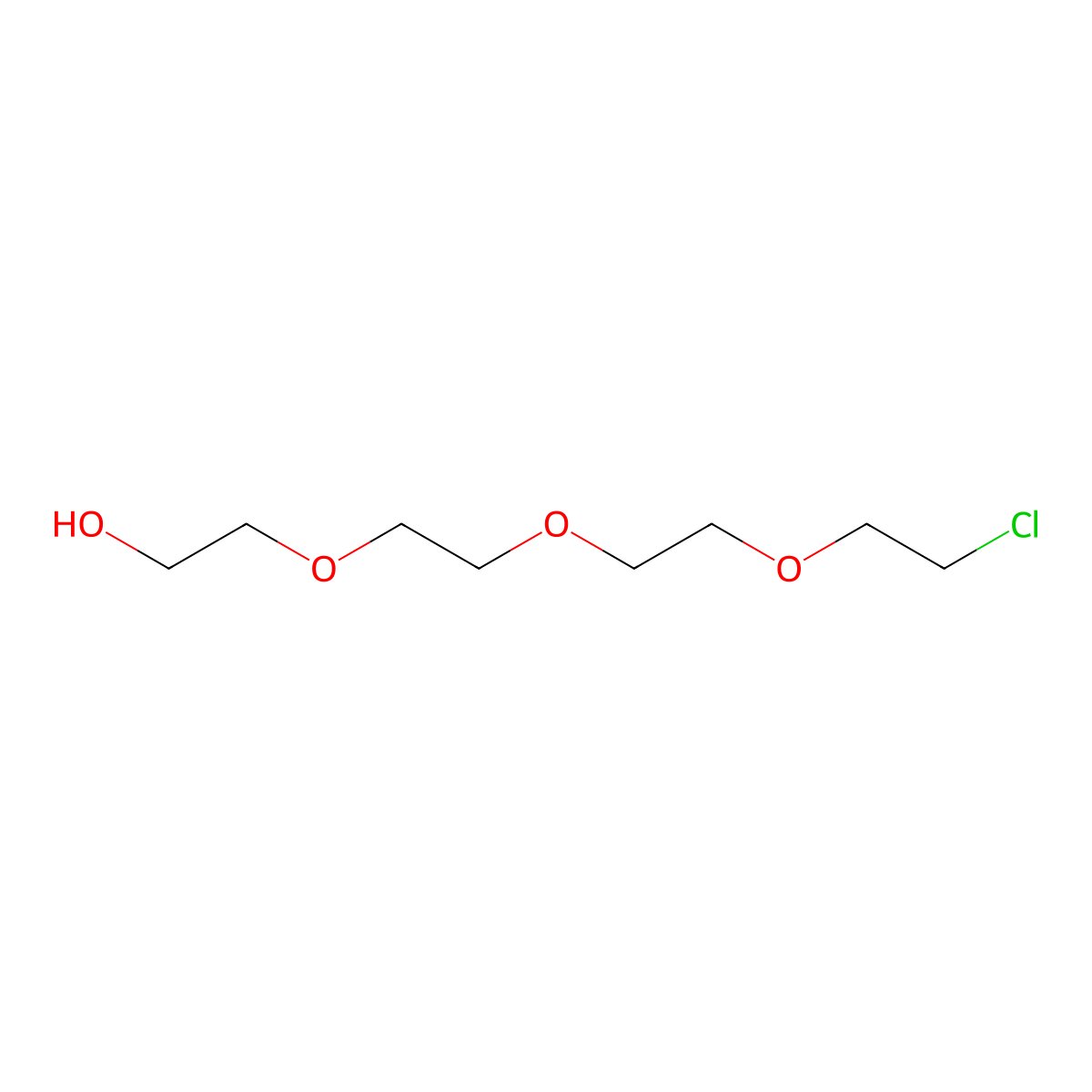 2-[2-[2-(2-Chloroethoxy)ethoxy]ethoxy]ethanol molecular structure, CAS 5197-66-0