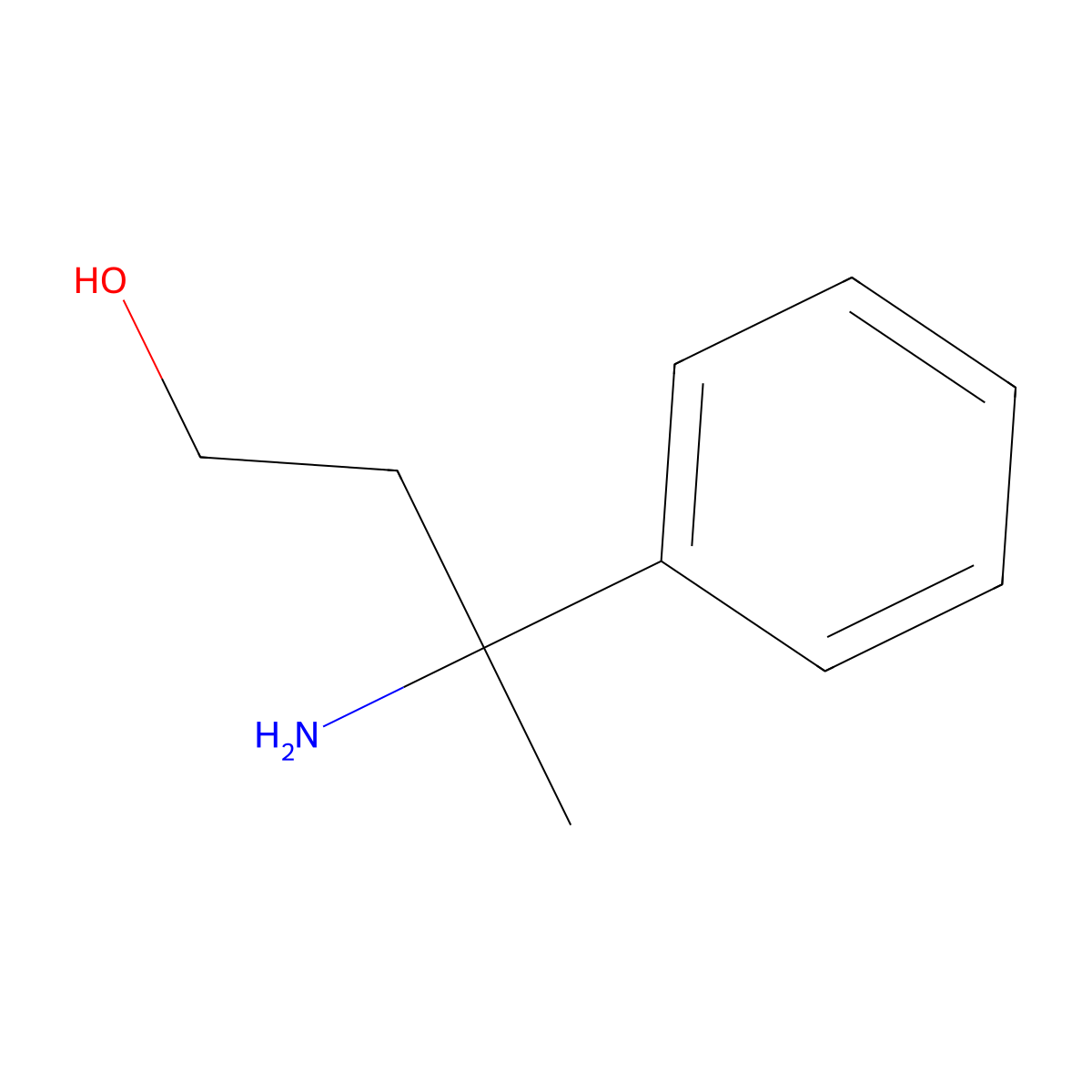 3-Amino-3-phenylbutan-1-ol molecular structure, CAS 51973-13-8