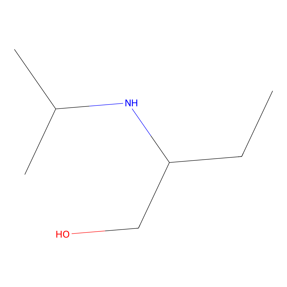 2-(Propan-2-ylamino)butan-1-ol molecular structure, CAS 51977-18-5