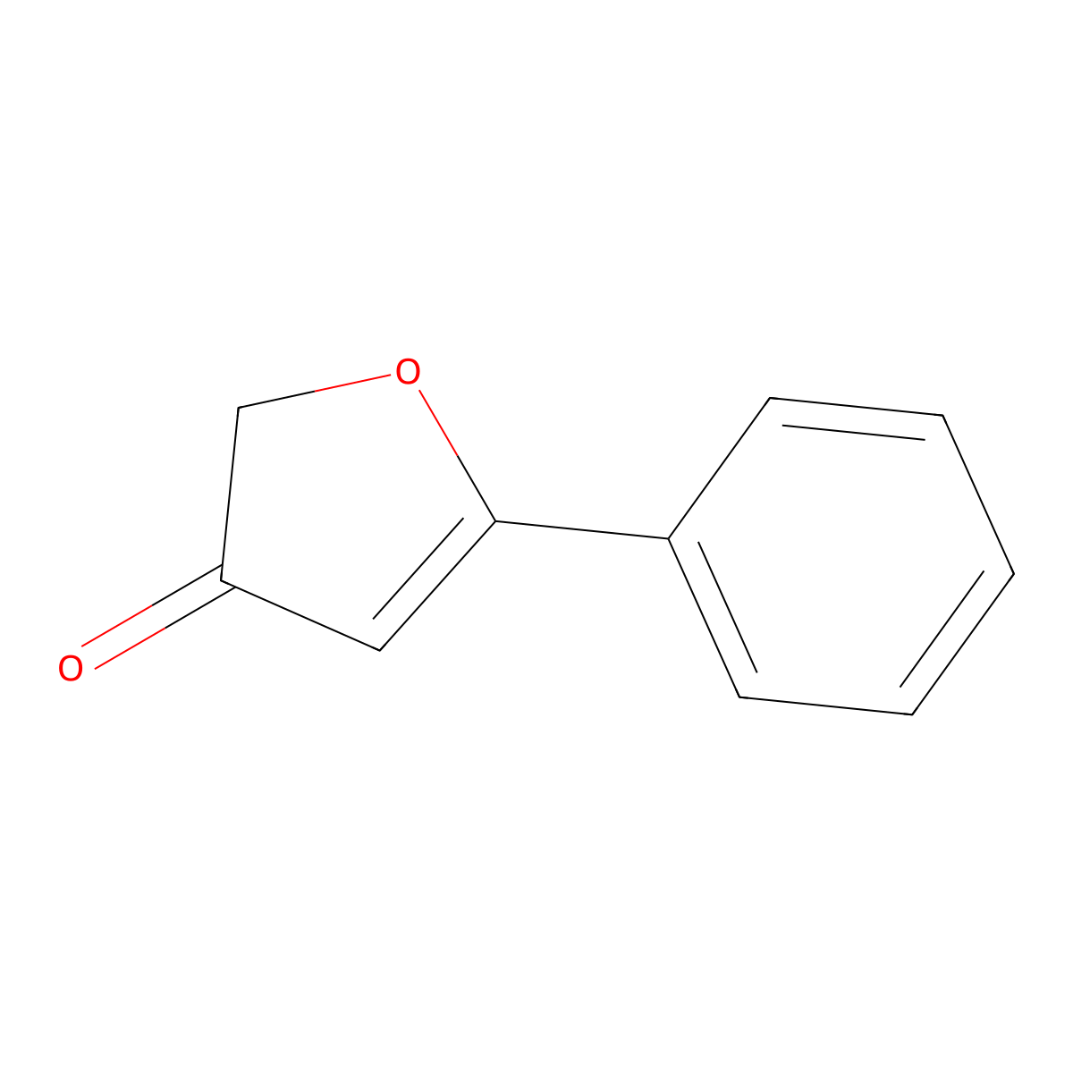 5-Phenylfuran-3(2H)-one molecular structure, CAS 5198-63-0