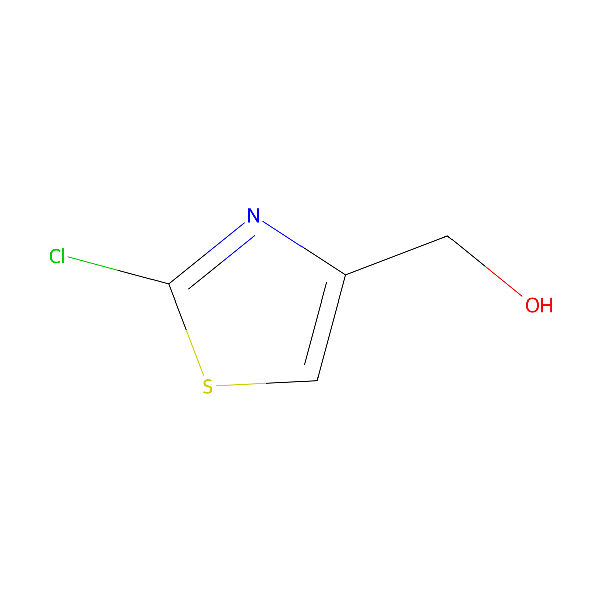 (2-Chloro-1,3-thiazol-4-yl)methanol molecular structure, CAS 5198-85-6