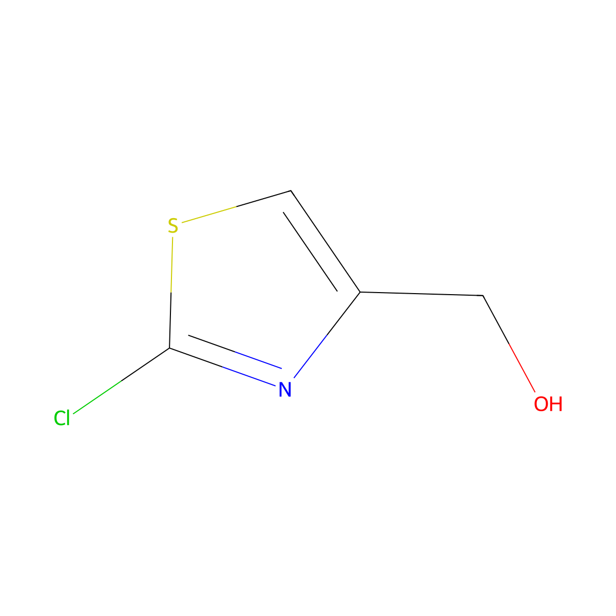 (2-Chloro-1,3-thiazol-4-yl)methanol molecular structure, CAS 5198-85-6