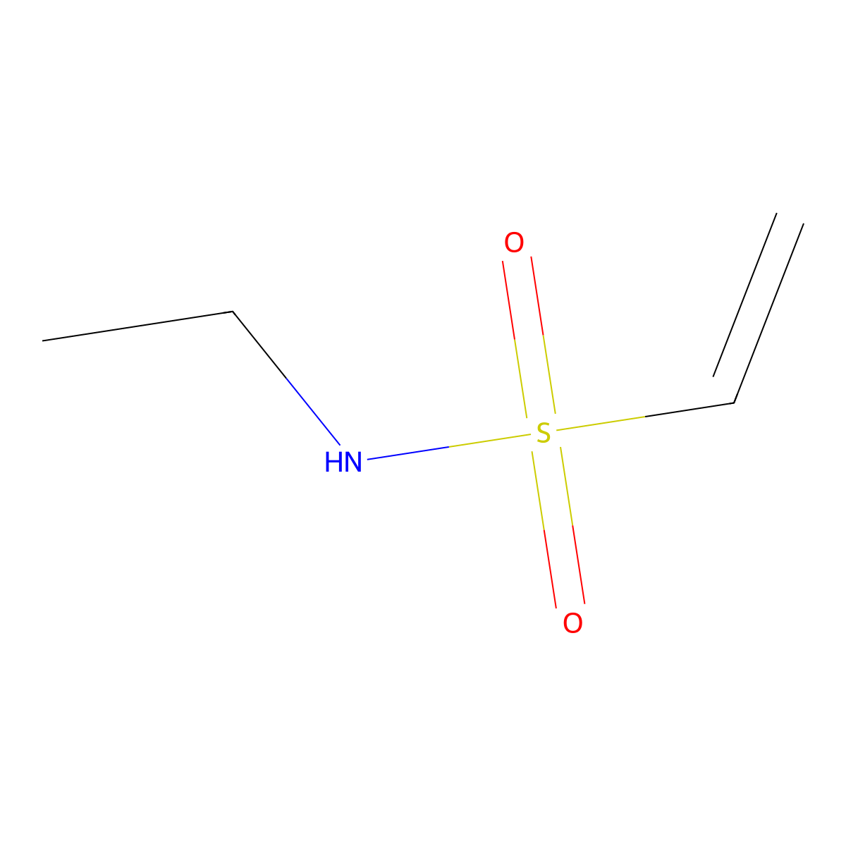 N-ethylethene-1-sulfonamide molecular structure, CAS 51980-18-8