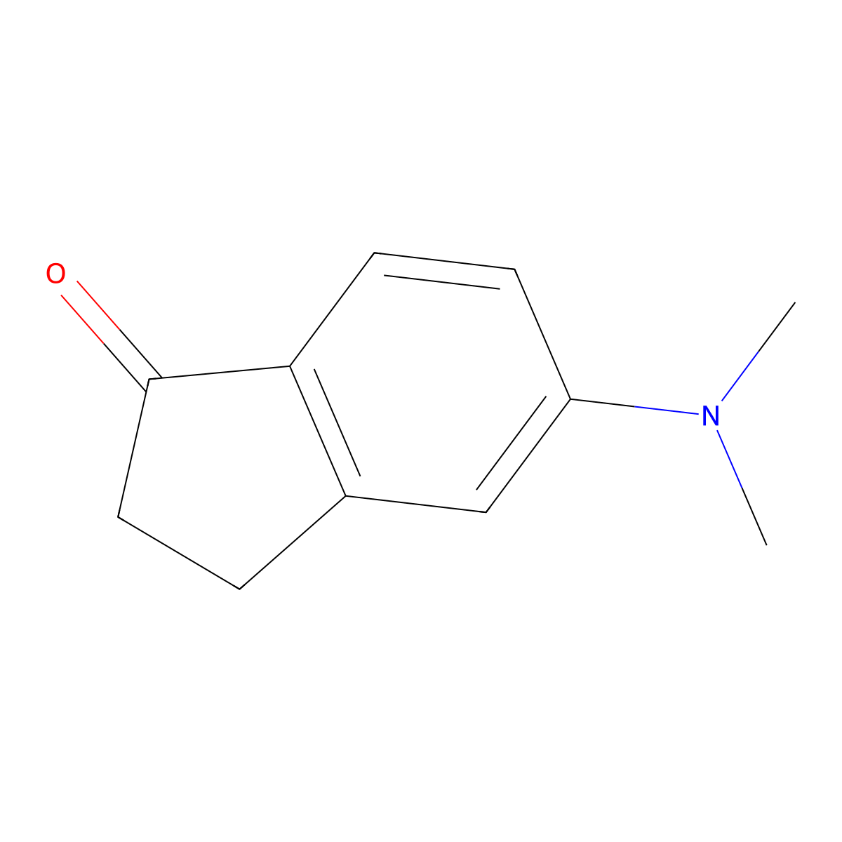 5-Dimethylamino-1-indanone molecular structure, CAS 51981-67-0