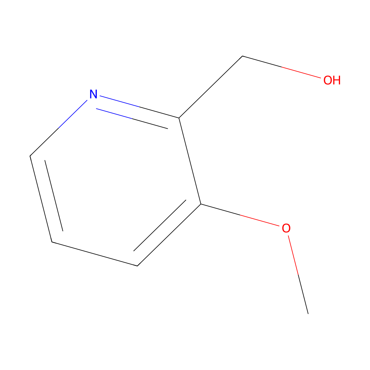 (3-Methoxypyridin-2-yl)methanol molecular structure, CAS 51984-46-4