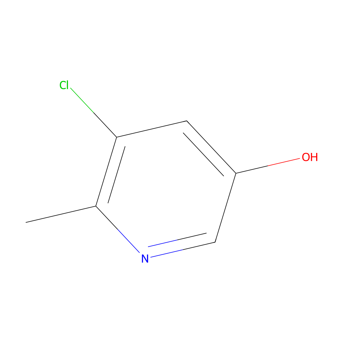 5-Chloro-6-methylpyridin-3-OL molecular structure, CAS 51984-63-5