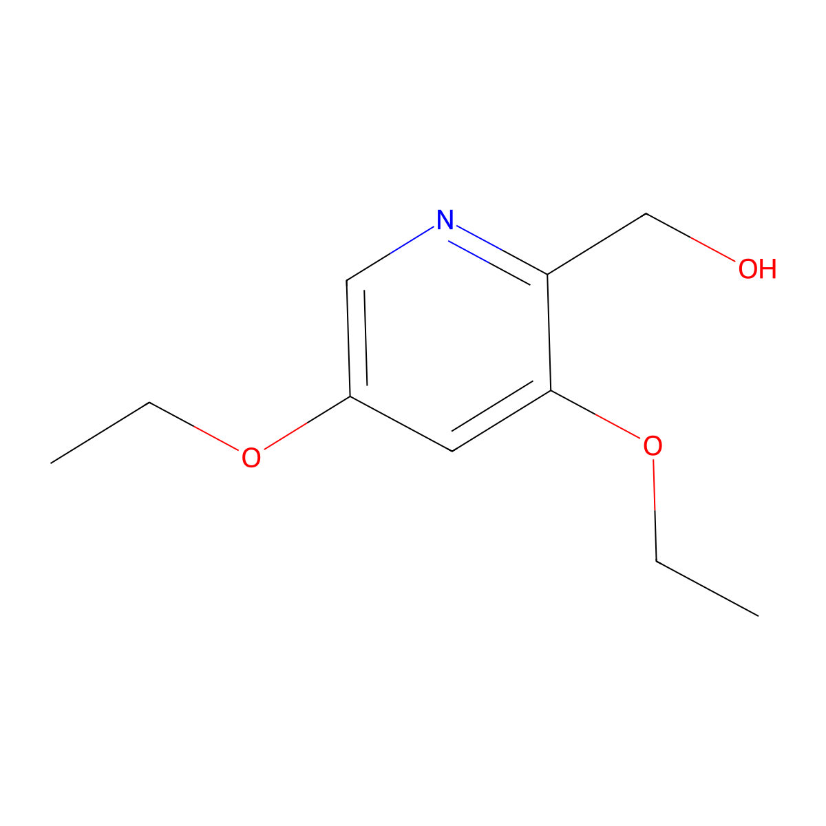 (3,5-Diethoxypyridin-2-yl)methanol molecular structure, CAS 51984-68-0