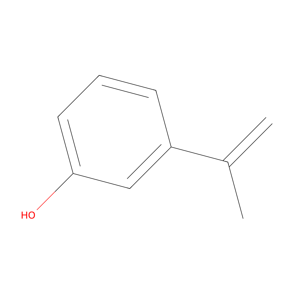 3-(Prop-1-en-2-yl)phenol molecular structure, CAS 51985-06-9