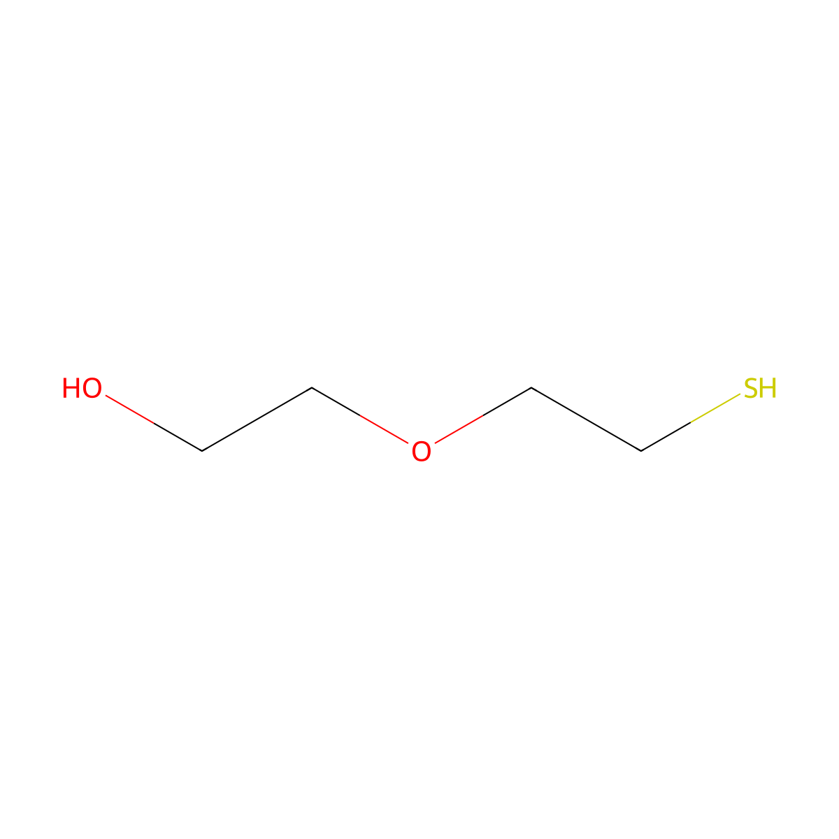 2-(2-Mercaptoethoxy)ethanol molecular structure, CAS 51987-25-8