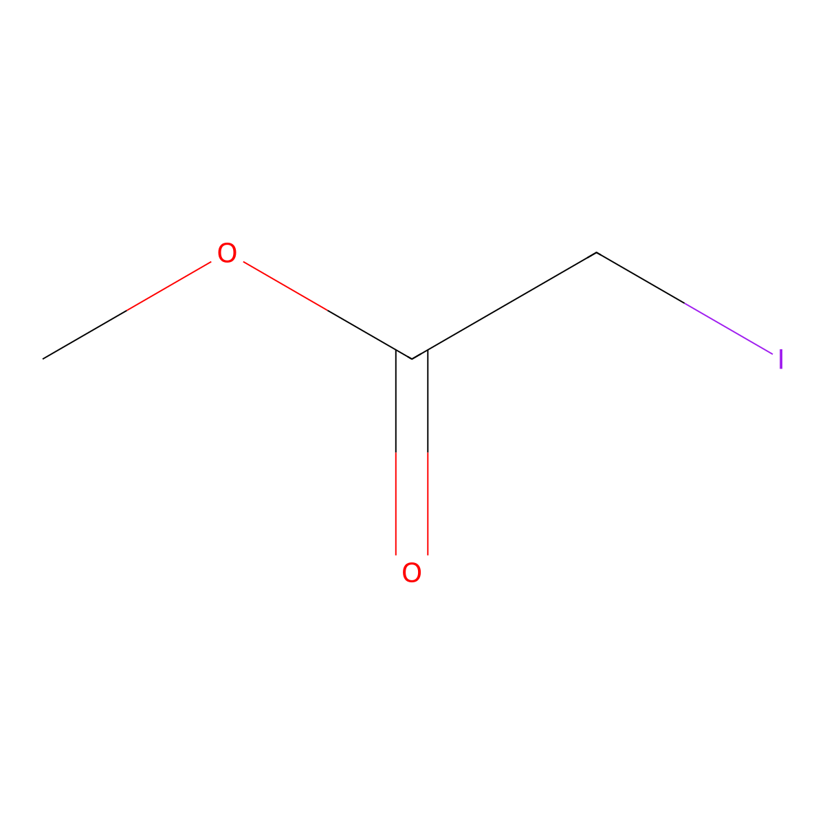 Methyl Iodoacetate molecular structure, CAS 5199-50-8