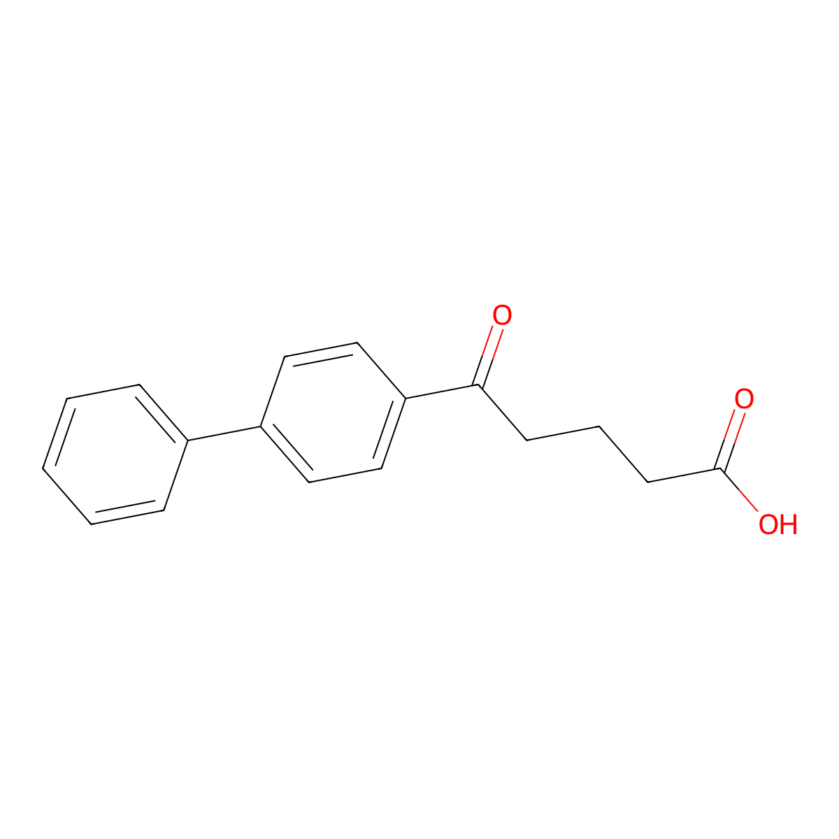 5-([1,1'-Biphenyl]-4-yl)-5-oxopentanoic acid molecular structure, CAS 51994-35-5