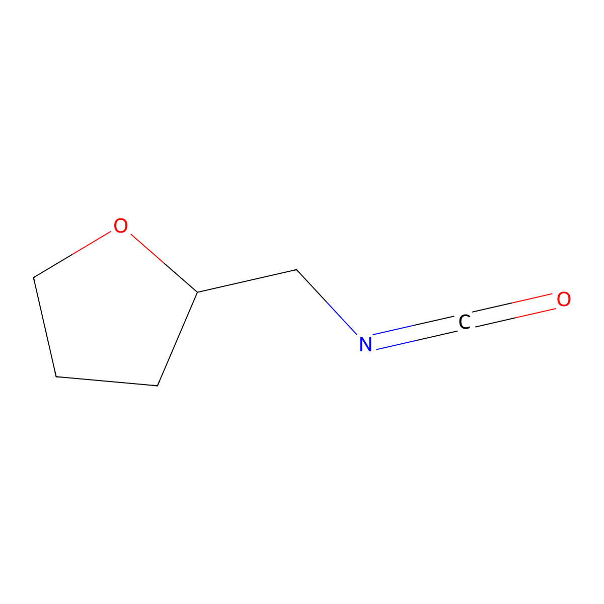 2-(Isocyanatomethyl)oxolane molecular structure, CAS 51998-05-1