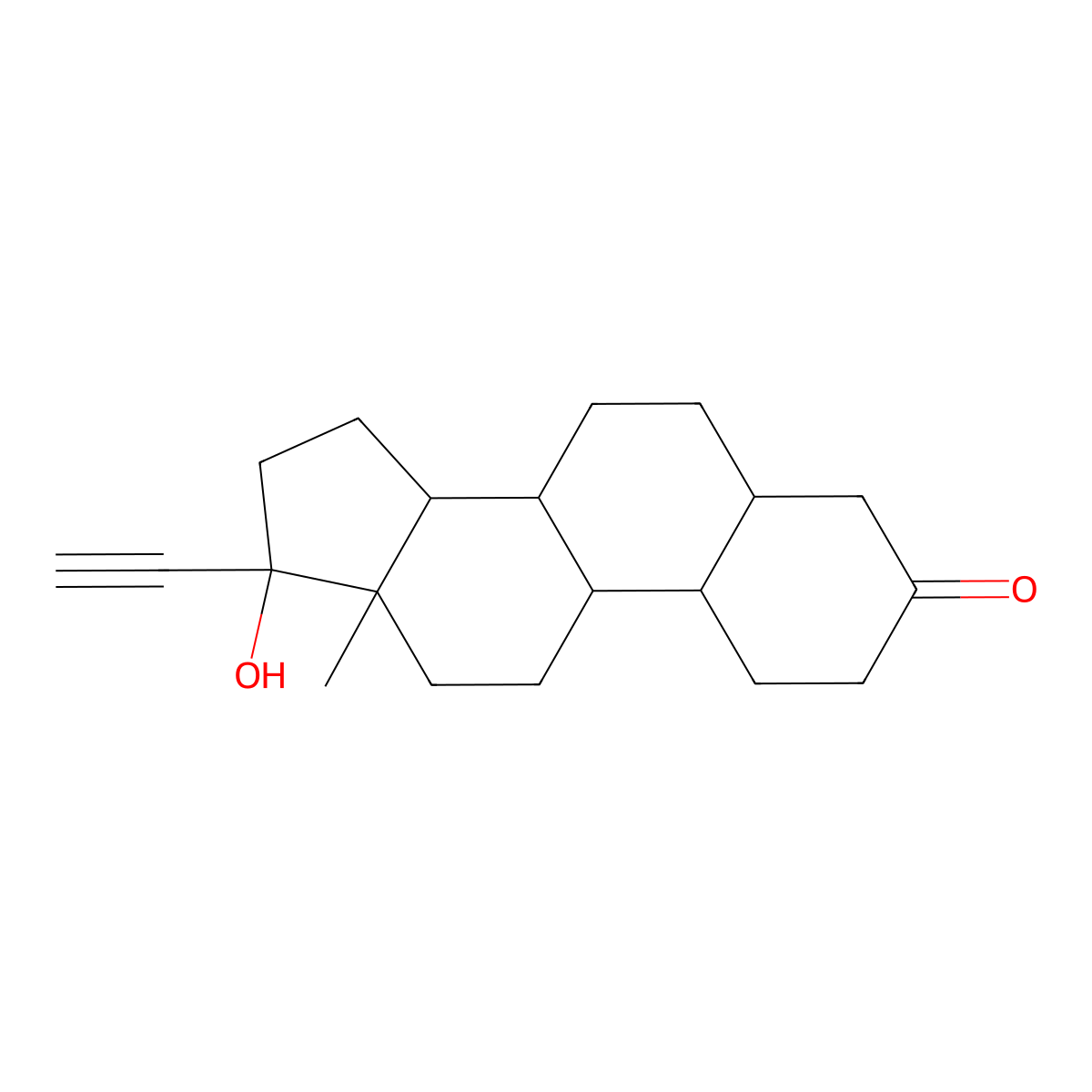 5alpha-Dihydronorethisterone molecular structure, CAS 52-79-9