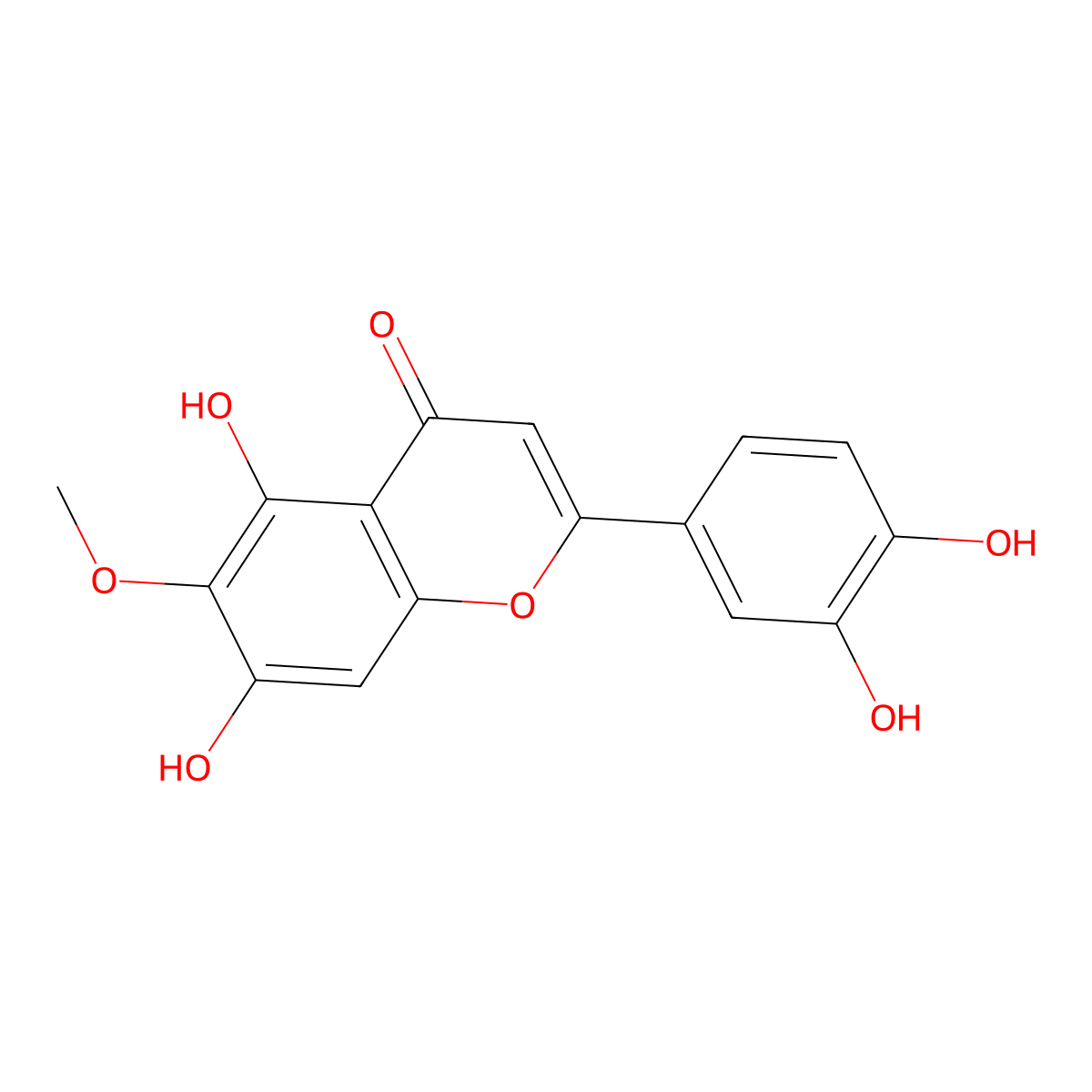 Nepetin molecular structure, CAS 520-11-6