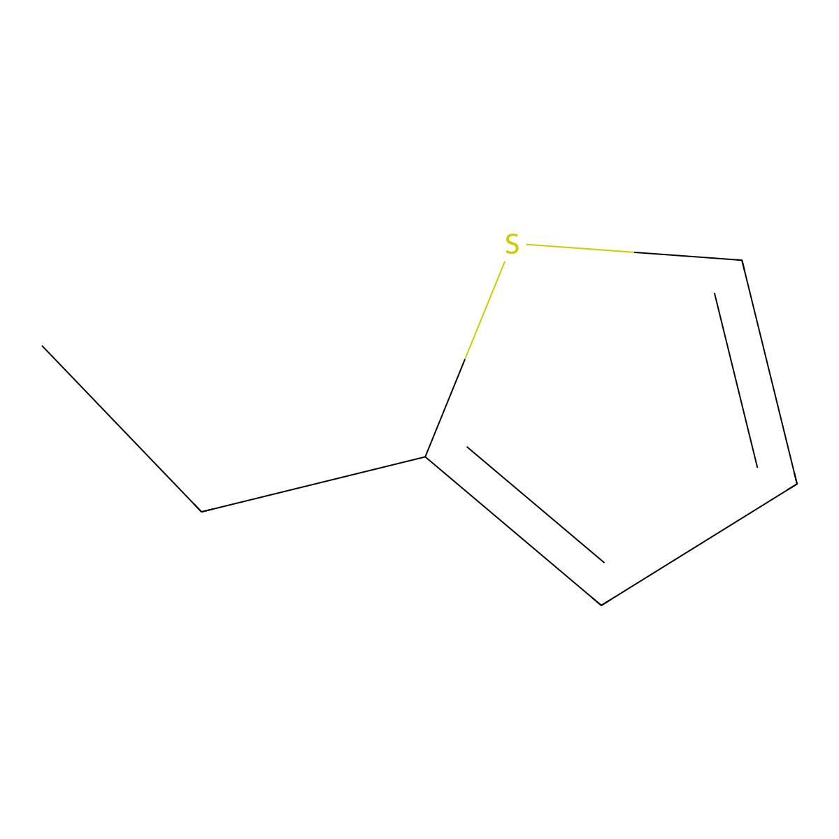 2-Ethylthiophene molecular structure, CAS 52006-63-0