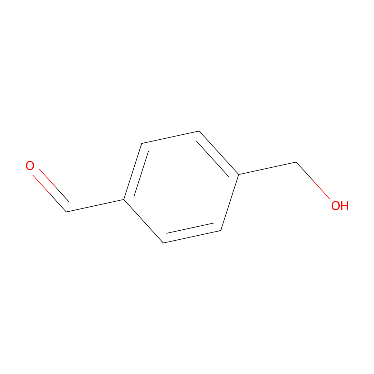 4-(Hydroxymethyl)benzaldehyde molecular structure, CAS 52010-97-6