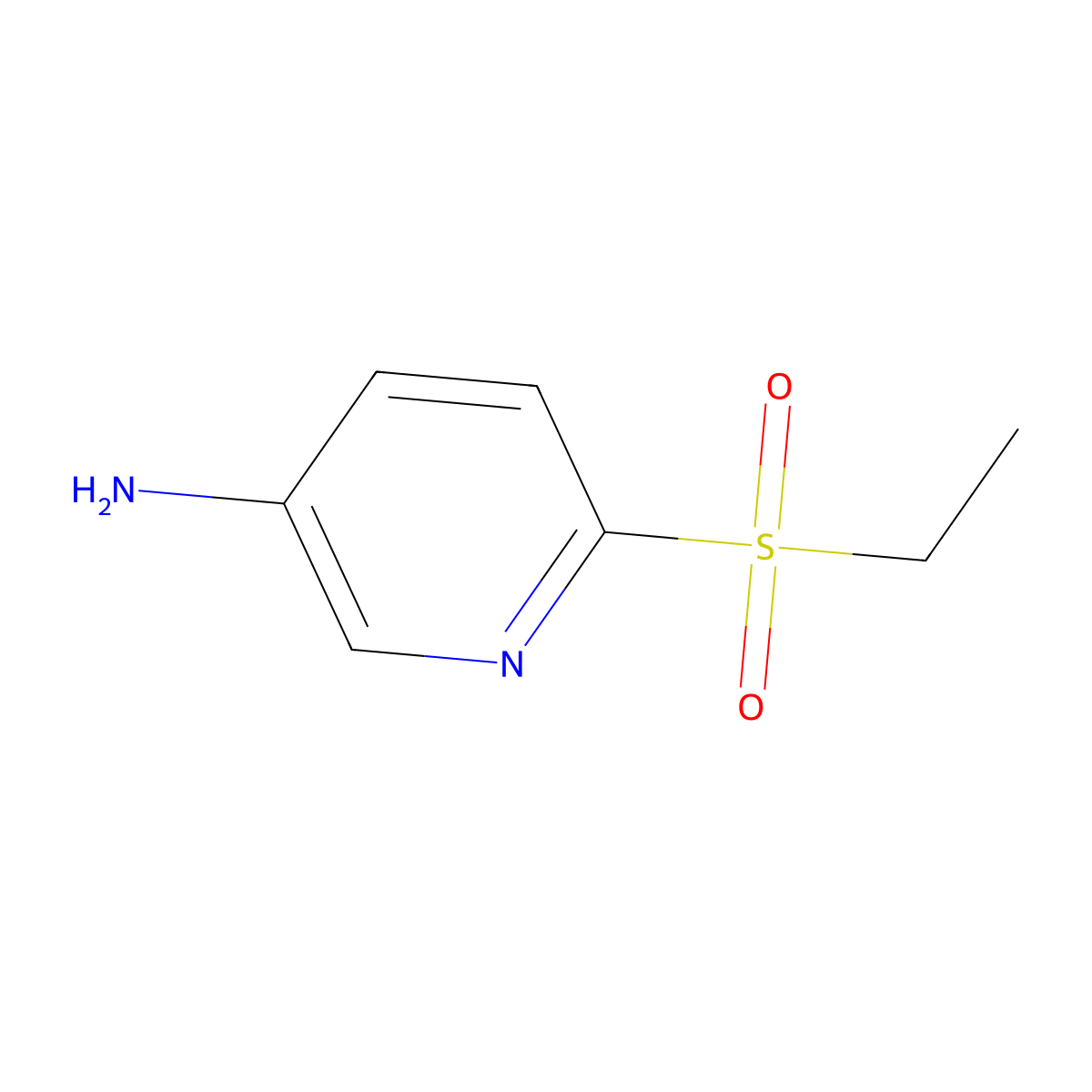 6-(Ethanesulfonyl)pyridin-3-amine molecular structure, CAS 52023-69-5