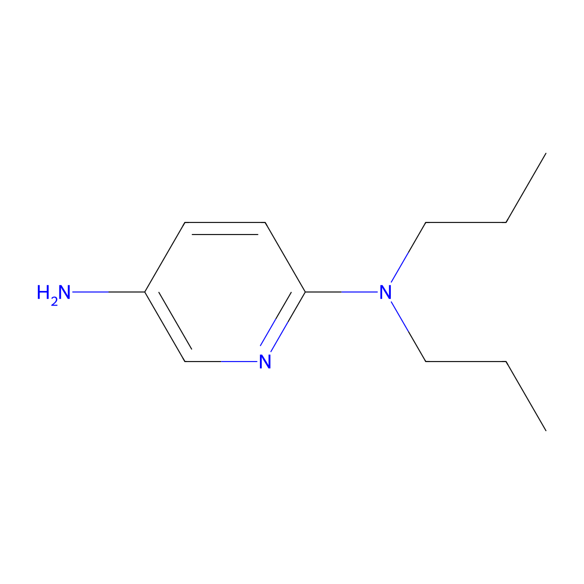 N2,N2-Dipropylpyridine-2,5-diamine molecular structure, CAS 52025-51-1