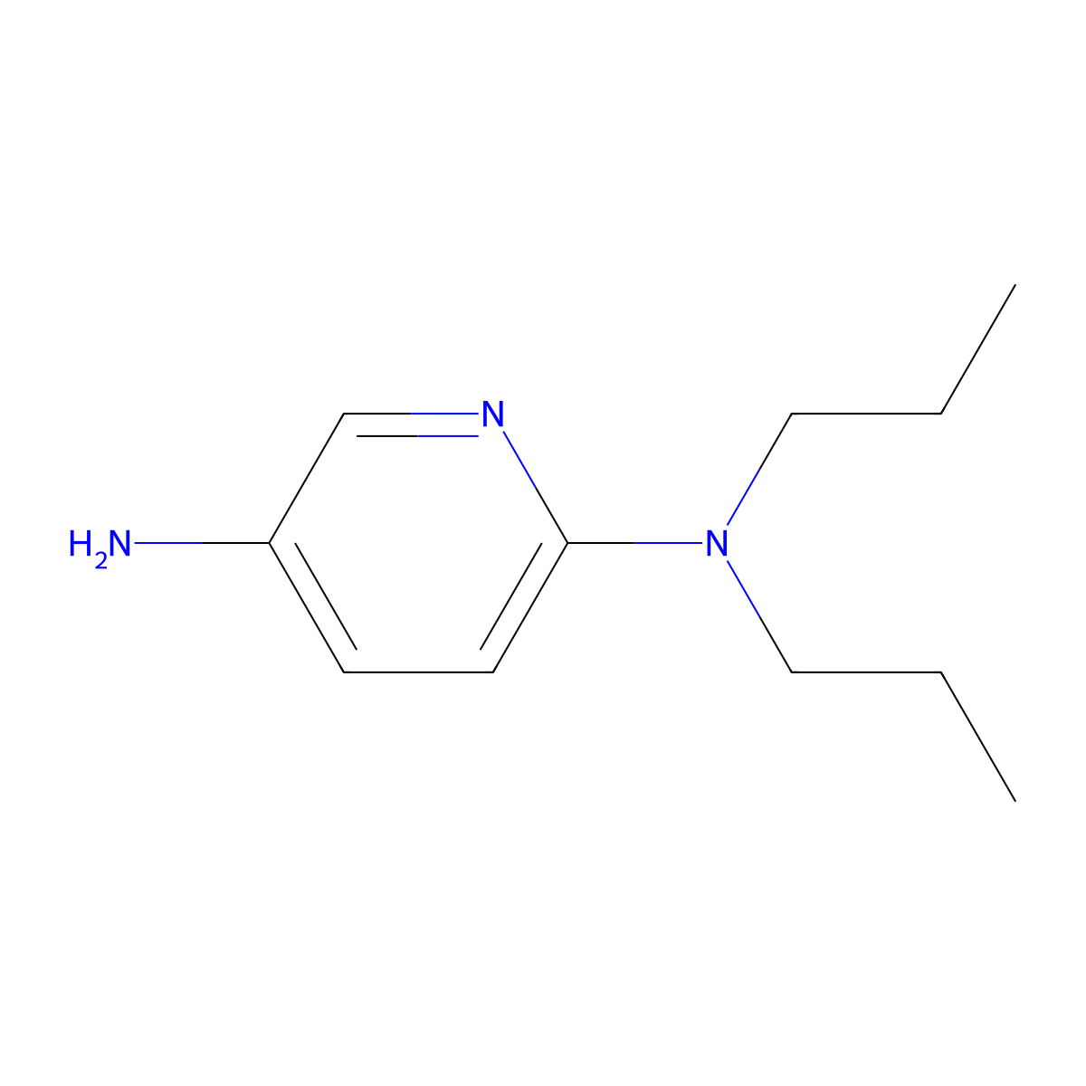 N2,N2-Dipropylpyridine-2,5-diamine molecular structure, CAS 52025-51-1