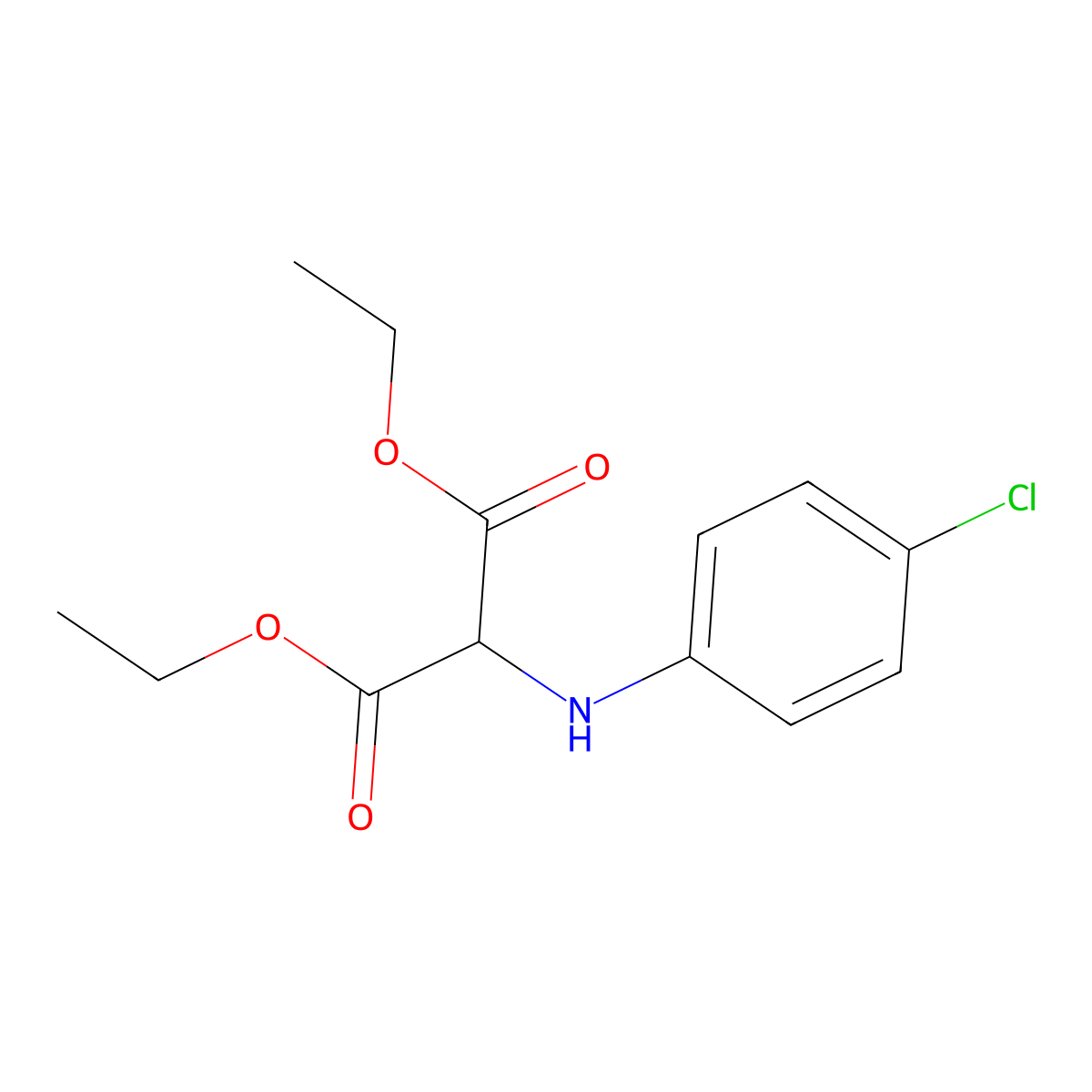 2-(4-Chloro-phenylamino)-malonic acid diethyl ester molecular structure, CAS 5203-01-0
