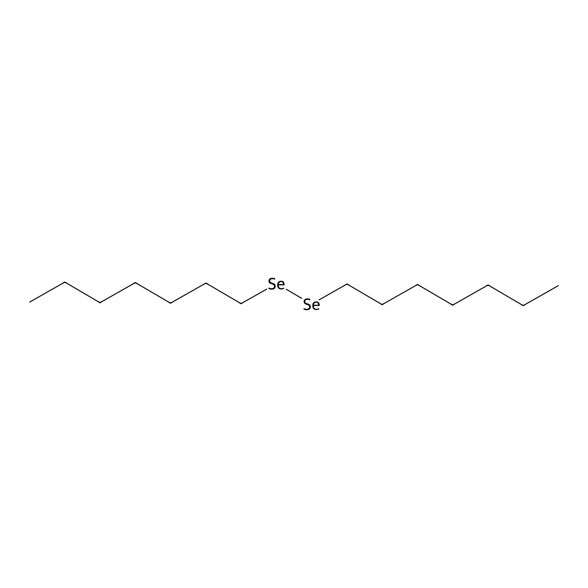 Diheptyldiselenide molecular structure, CAS 52056-09-4