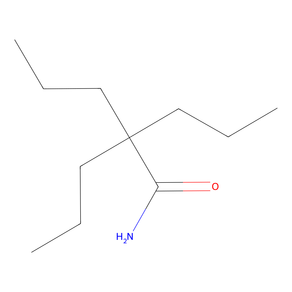 Valdipromide molecular structure, CAS 52061-73-1