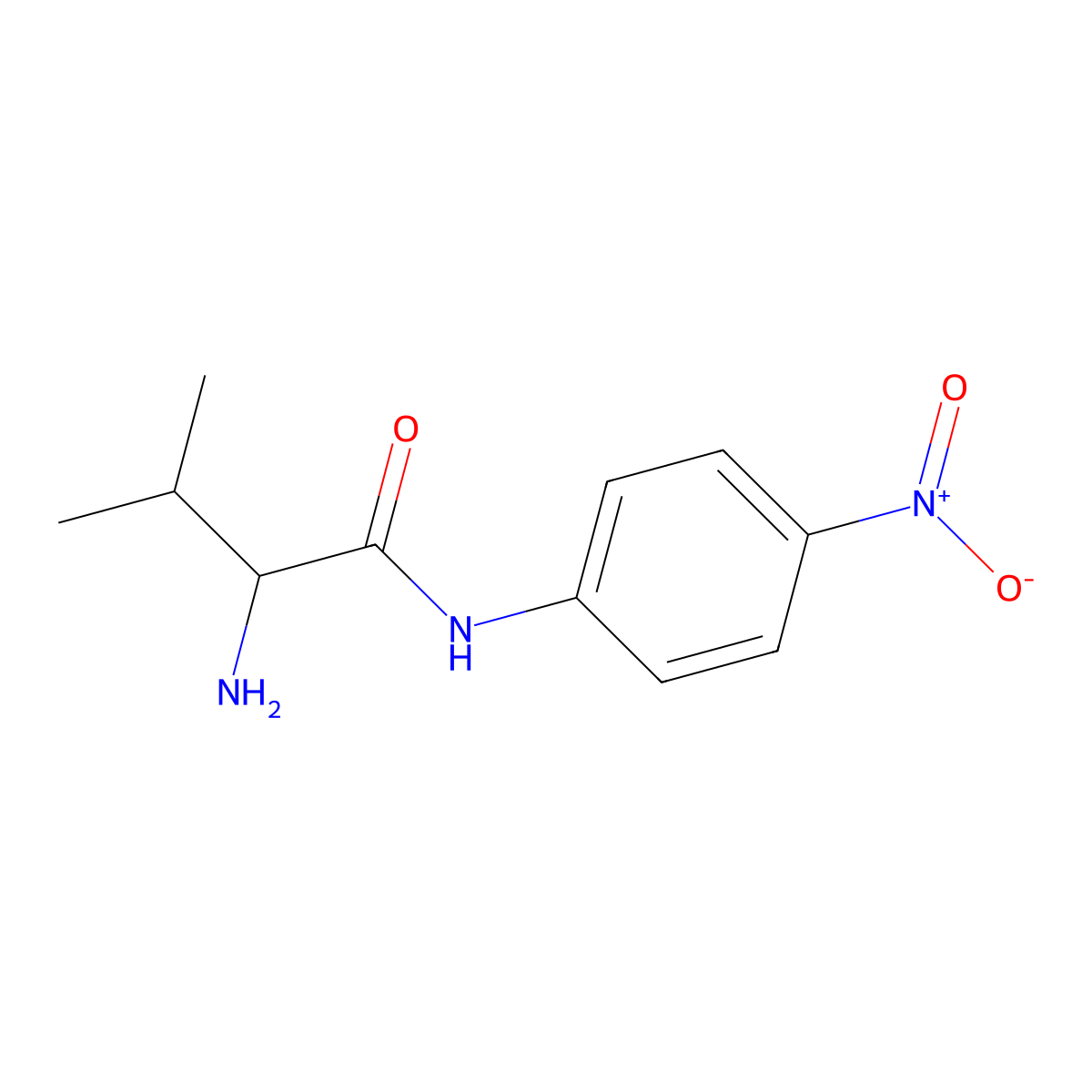 L-Valine 4-nitroanilide molecular structure, CAS 52084-13-6