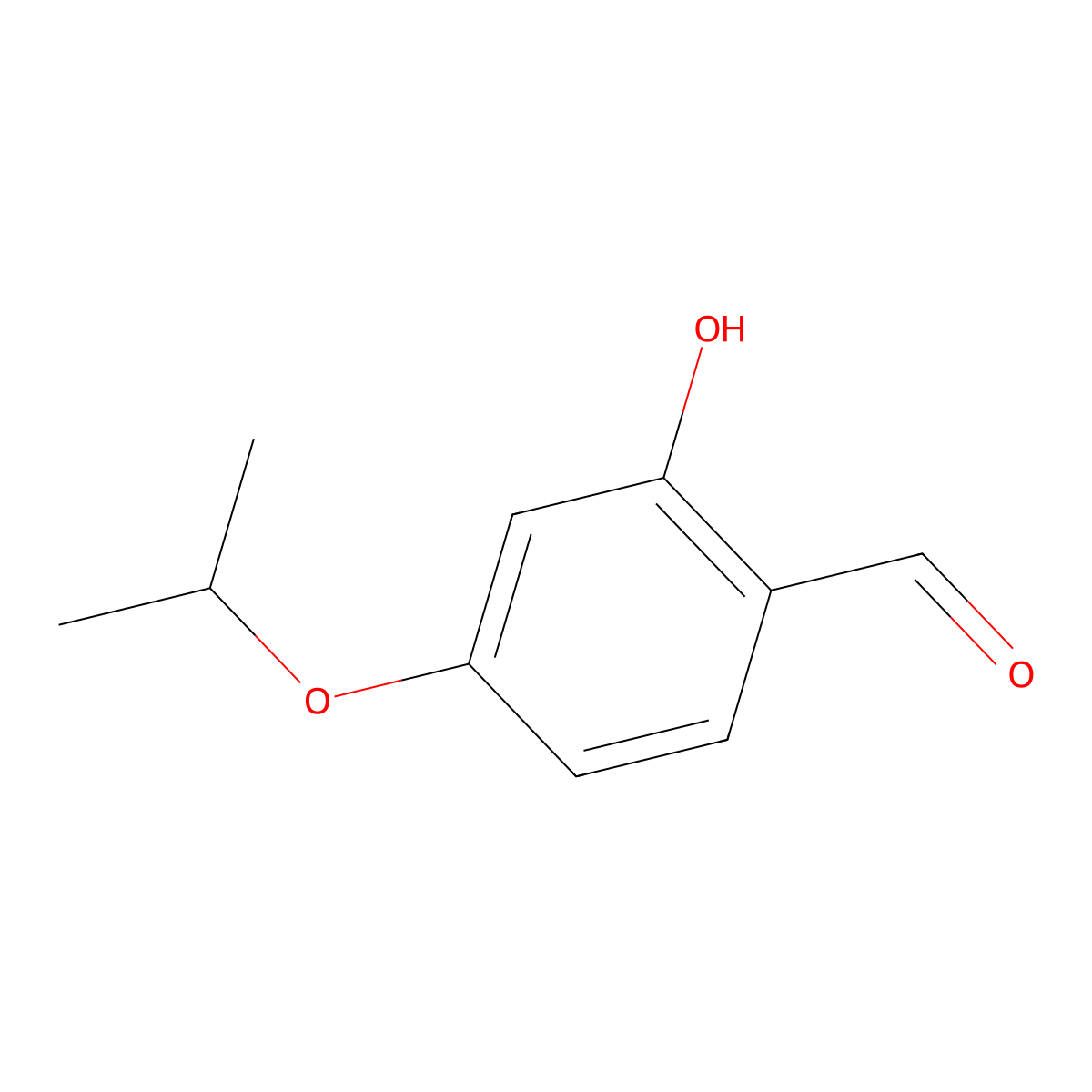 4-Isopropoxysalicylaldehyde molecular structure, CAS 52085-11-7