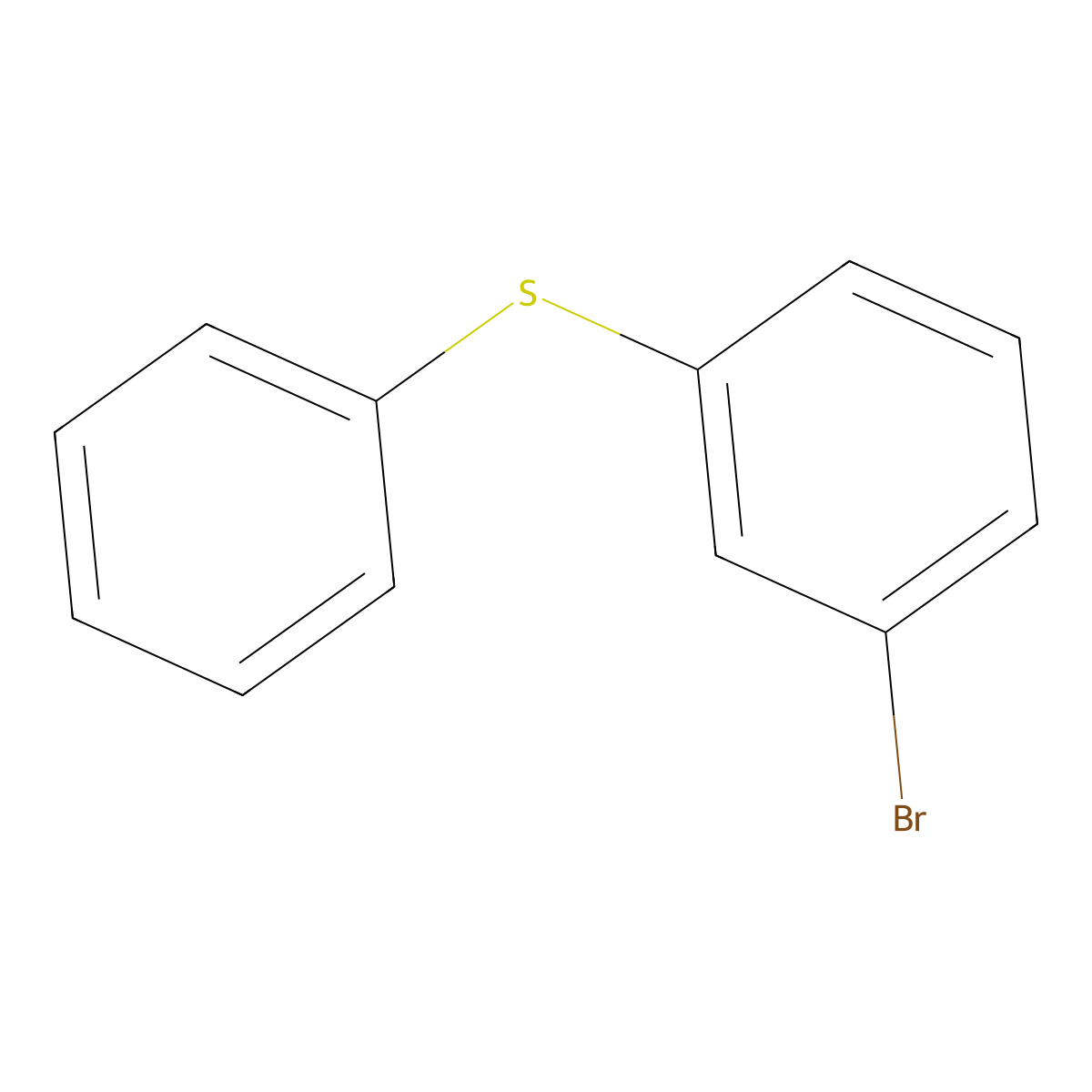 (3-Bromophenyl)(phenyl)sulfane molecular structure, CAS 52089-10-8