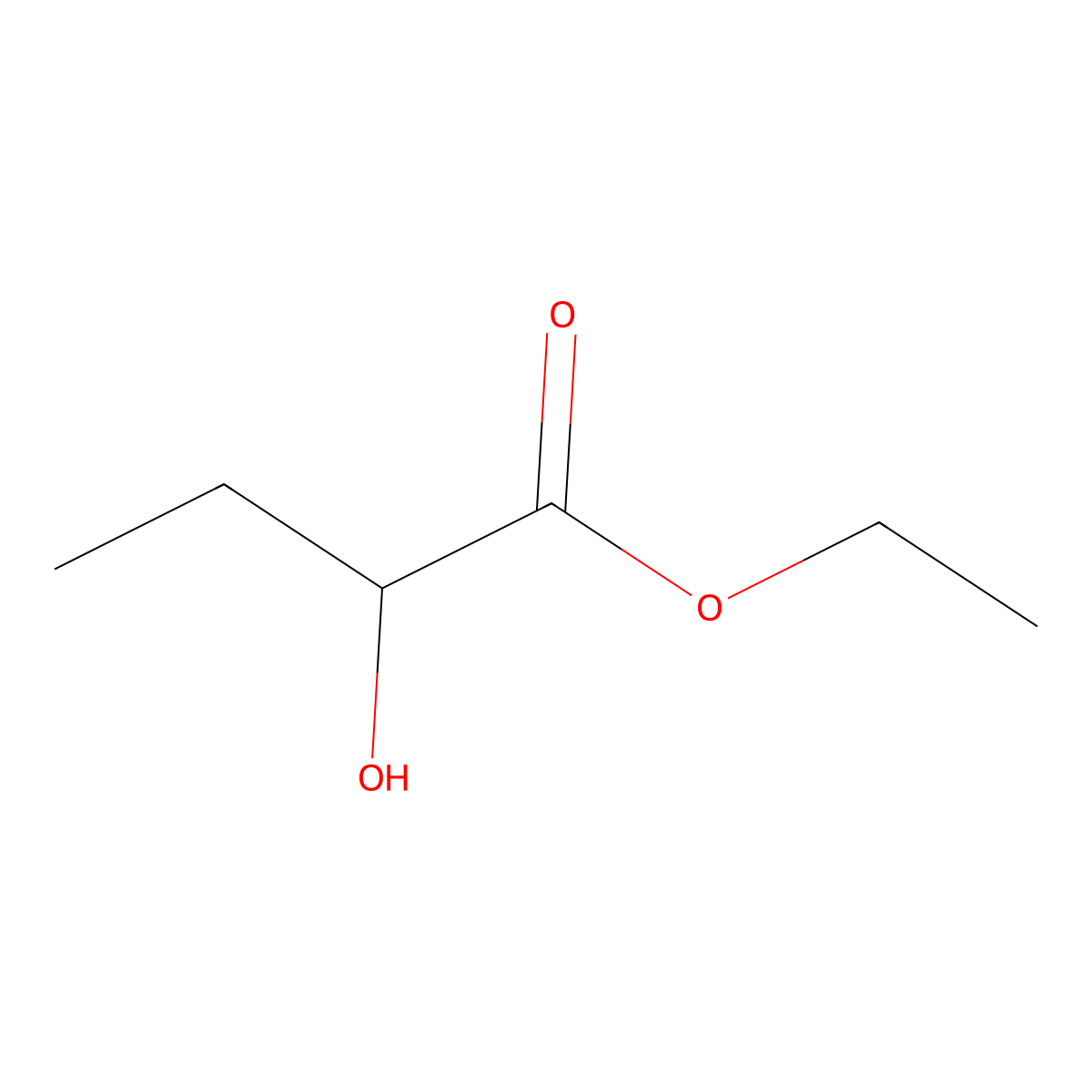 (R)-ethyl 2-hydroxybutanoate molecular structure, CAS 52089-54-0