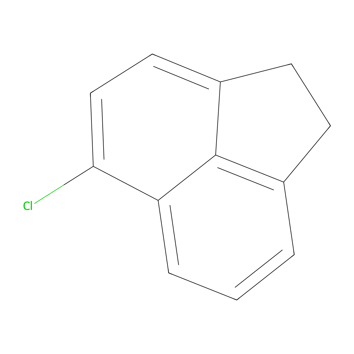 Acenaphthene, 5-chloro- molecular structure, CAS 5209-33-6