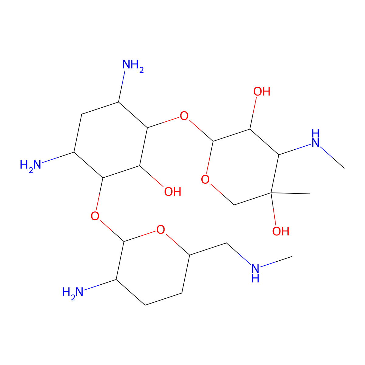 Micronomicin molecular structure, CAS 52093-21-7