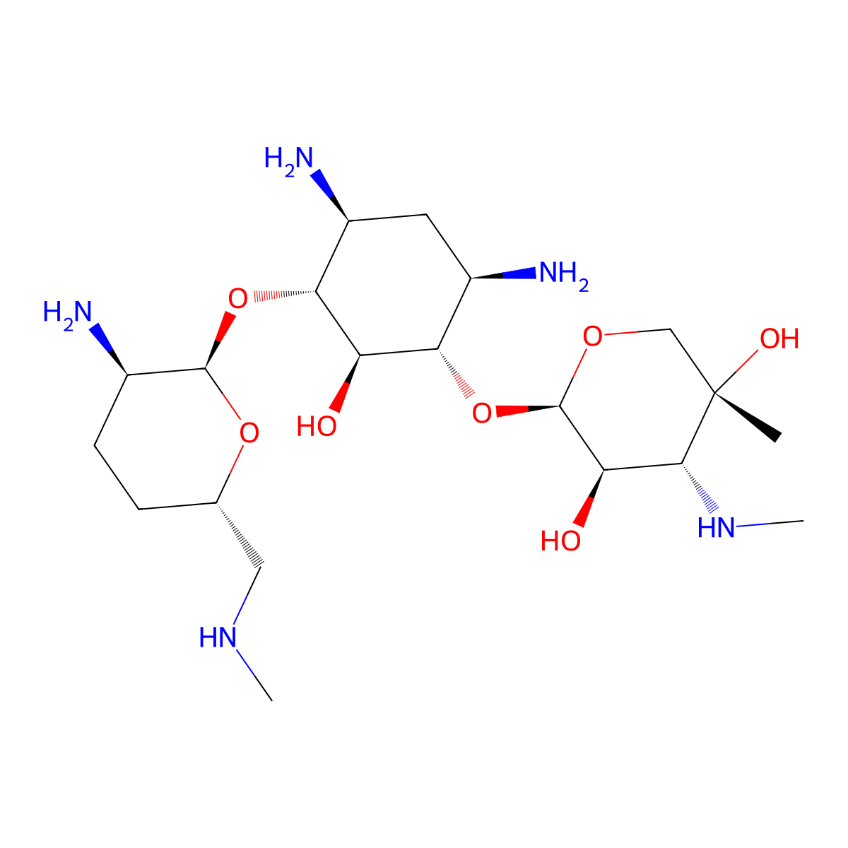 Micronomicin molecular structure, CAS 52093-21-7