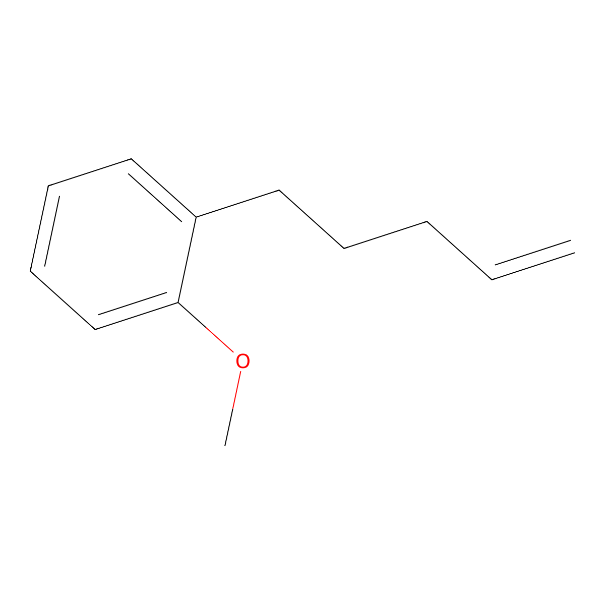 5-(2-Methoxyphenyl)-1-pentene molecular structure, CAS 52093-69-3