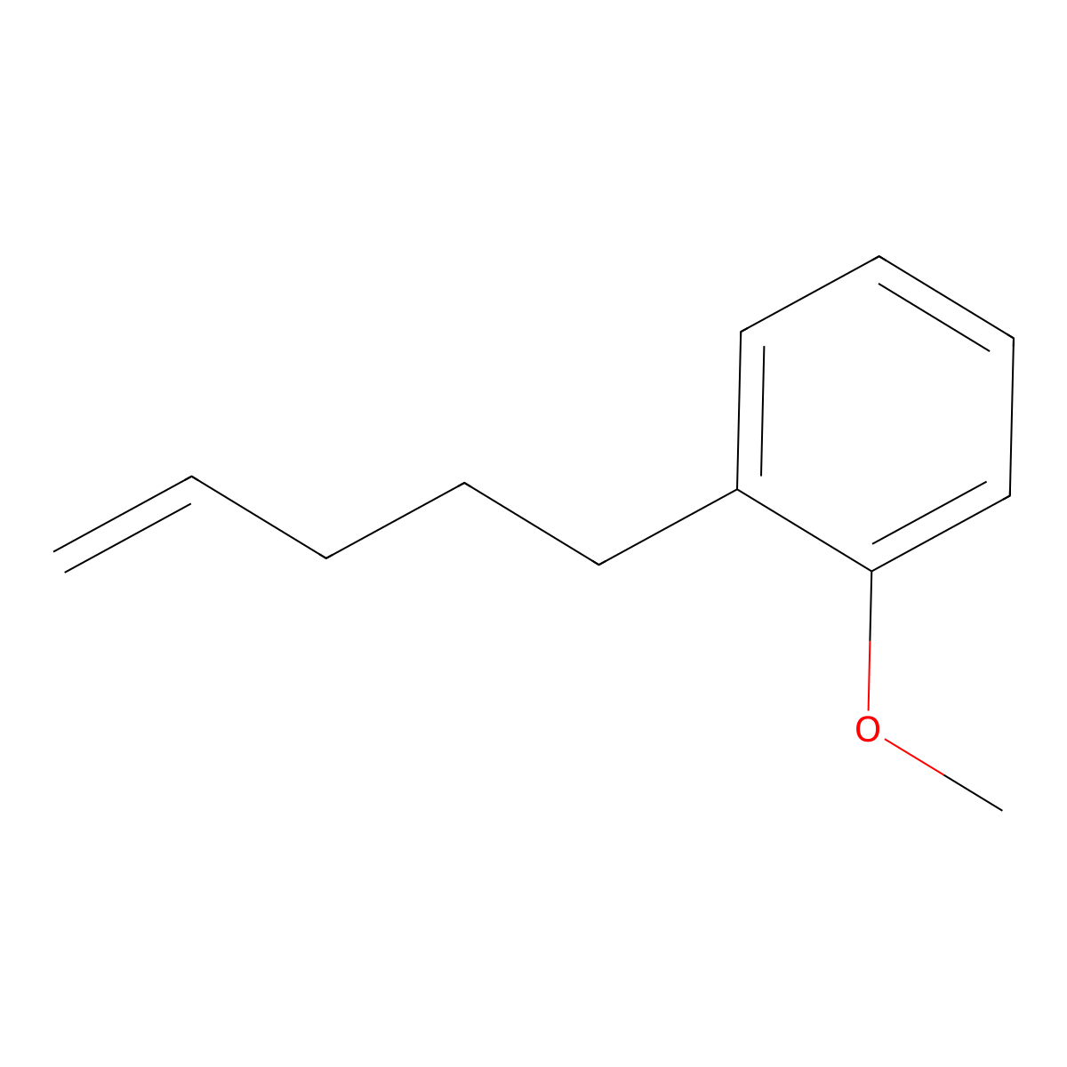 5-(2-Methoxyphenyl)-1-pentene molecular structure, CAS 52093-69-3