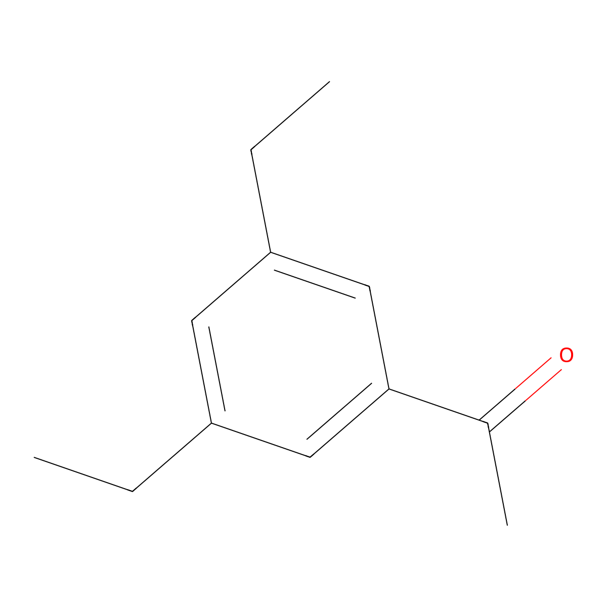 1-(3,5-Diethylphenyl)ethanone molecular structure, CAS 52095-17-7