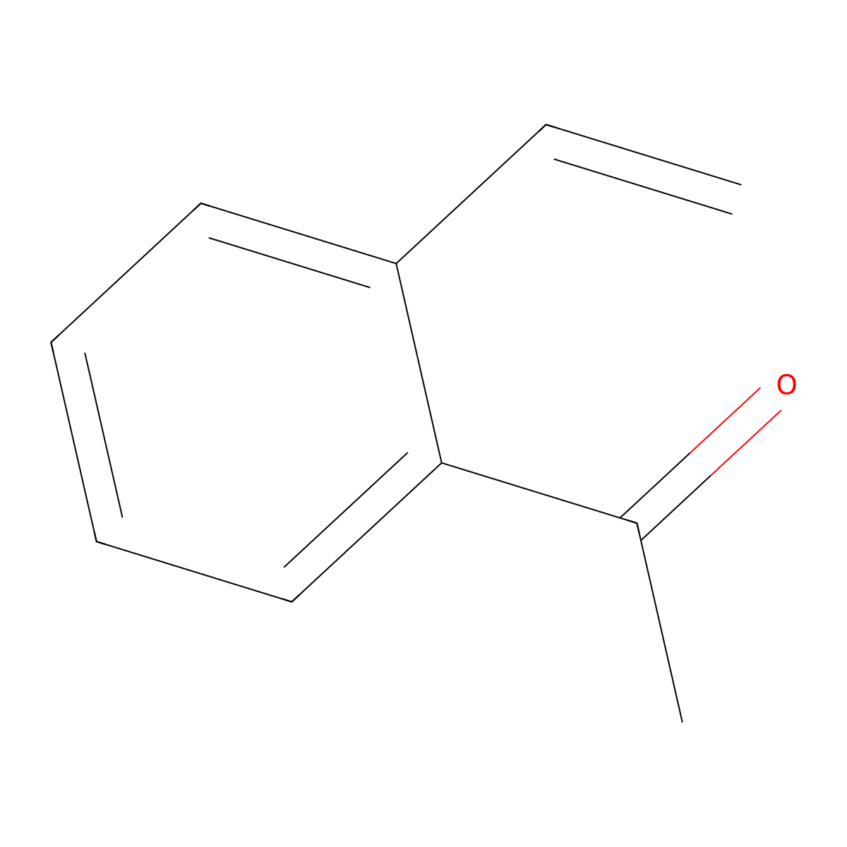 1-(2-Vinylphenyl)ethanone molecular structure, CAS 52095-40-6