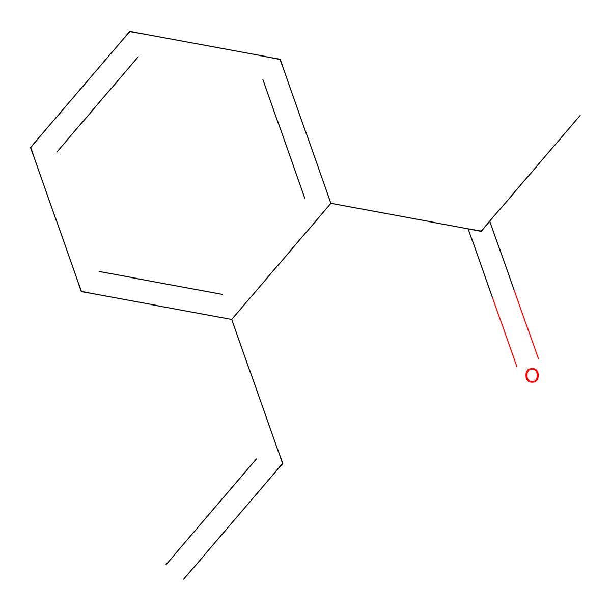 1-(2-Vinylphenyl)ethanone molecular structure, CAS 52095-40-6