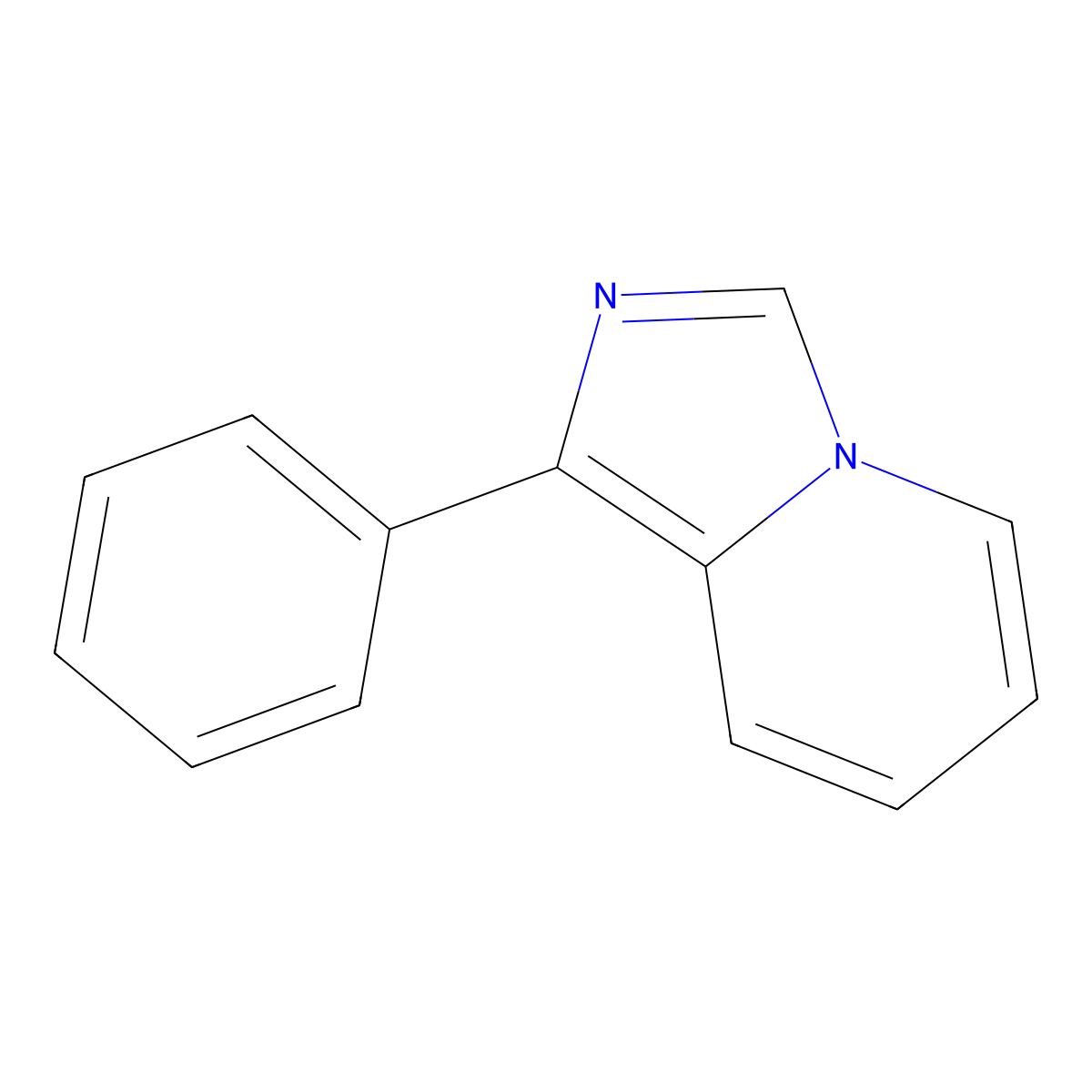 1-Phenylimidazo[1,5-a]pyridine molecular structure, CAS 52095-58-6