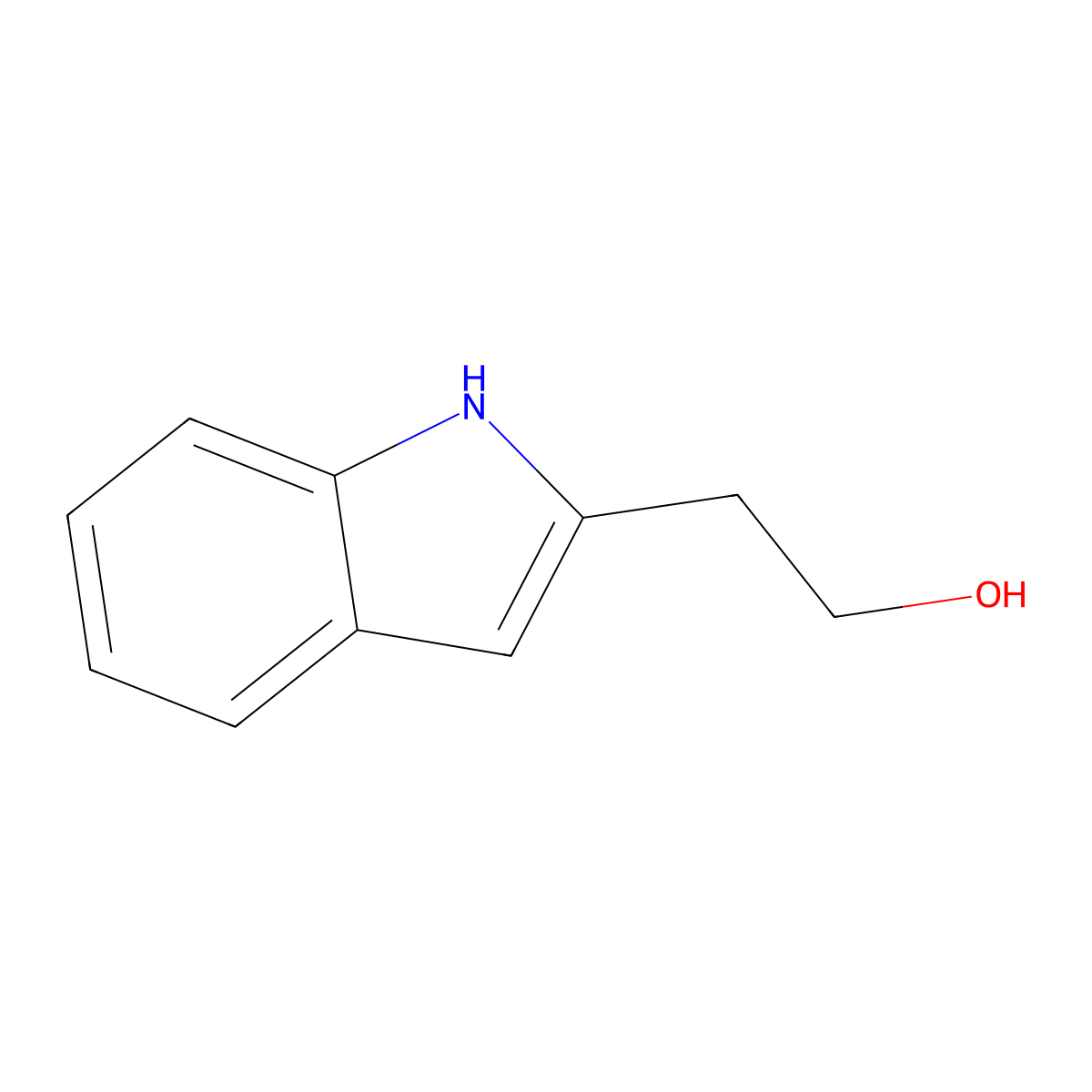 2-(1H-indol-2-yl)ethanol molecular structure, CAS 52098-05-2