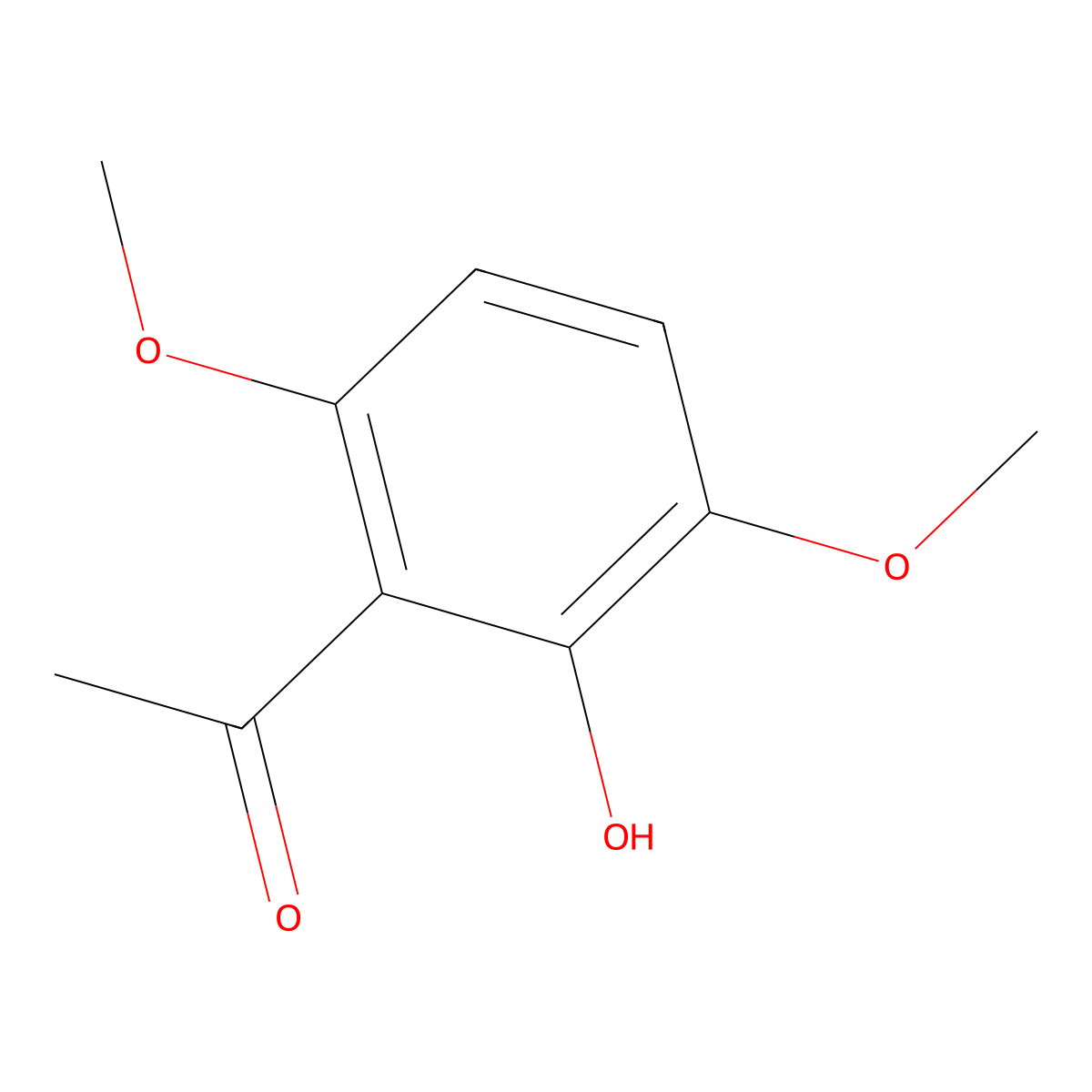 3,6-Dimethoxy-2-hydroxyacetophenone molecular structure, CAS 52099-27-1