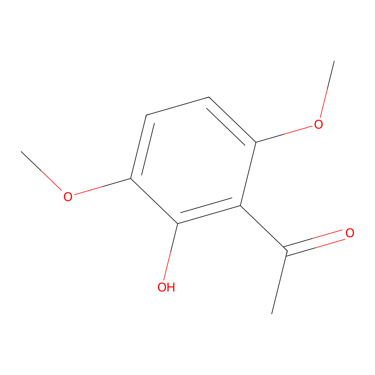3,6-Dimethoxy-2-hydroxyacetophenone molecular structure, CAS 52099-27-1