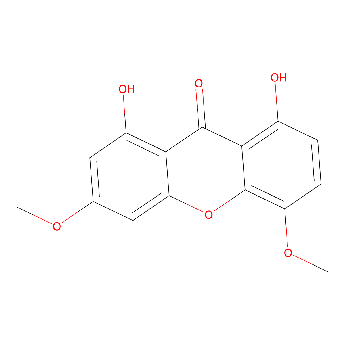 Swerchirin molecular structure, CAS 521-65-3