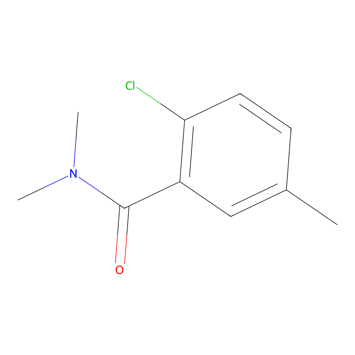 2-chloro-N,N,5-trimethylbenzamide molecular structure, CAS 521064-22-2