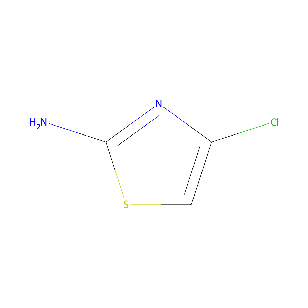 2-Amino-4-chlorothiazole molecular structure, CAS 52107-46-7