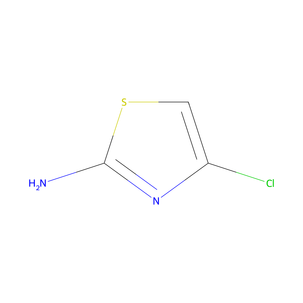 2-Amino-4-chlorothiazole molecular structure, CAS 52107-46-7